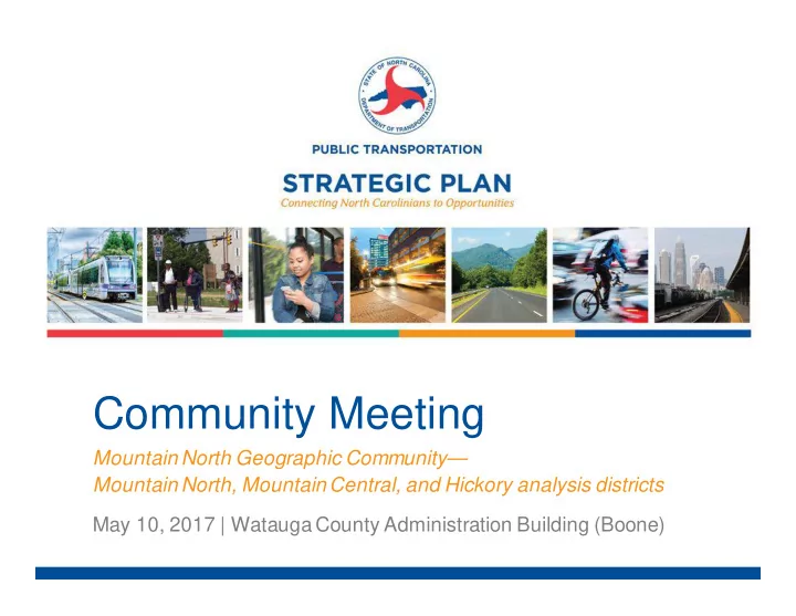 community meeting