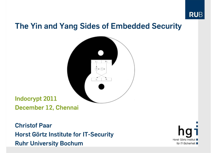 the yin and yang sides of embedded security