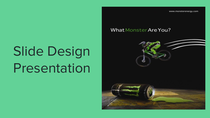 slide design presentation