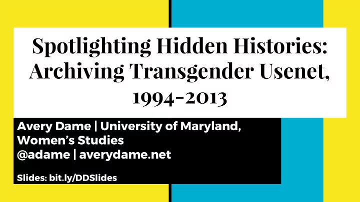 spotlighting hidden histories archiving transgender