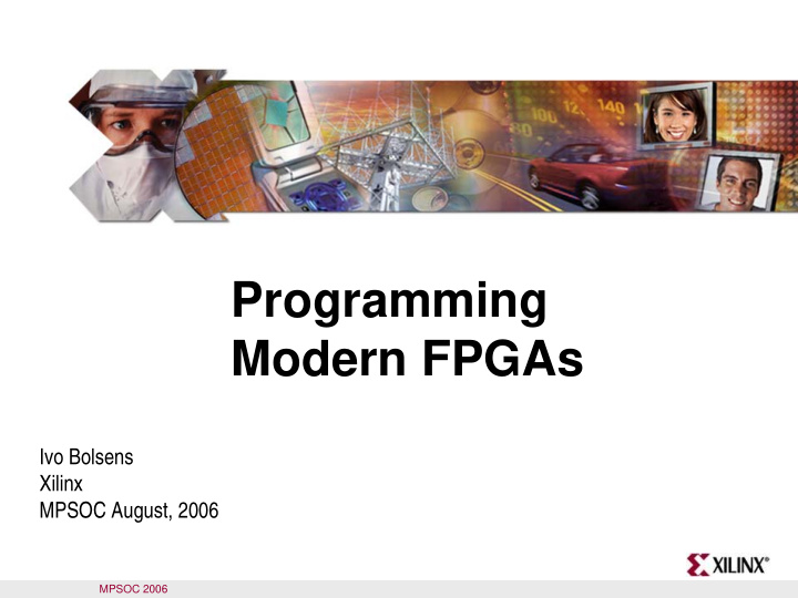 programming modern fpgas