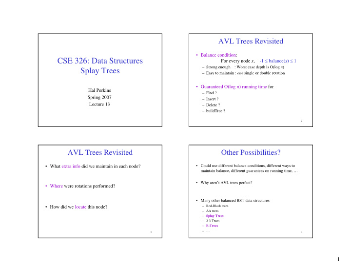 cse 326 data structures