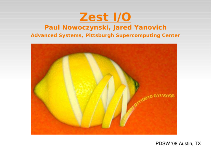 zest i o