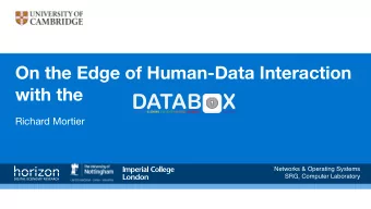 DATAB    X  01000100 01100001 01110100 01100001 01100010  01111000  Richard Mortier  Networks &amp;