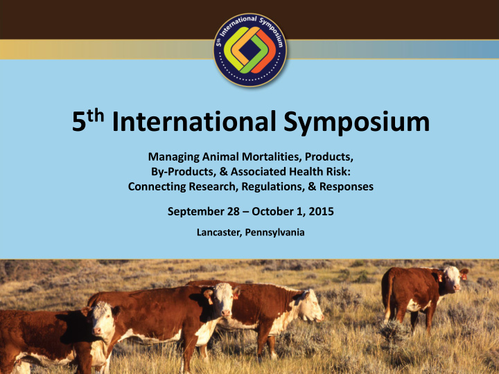 5 th international symposium