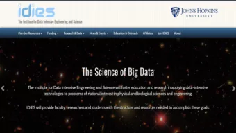 FROM BALTIMORE TO THE  STARS WITH DATA  Tamas Budavari / Applied Math &amp; Stats, JHU  Breaking