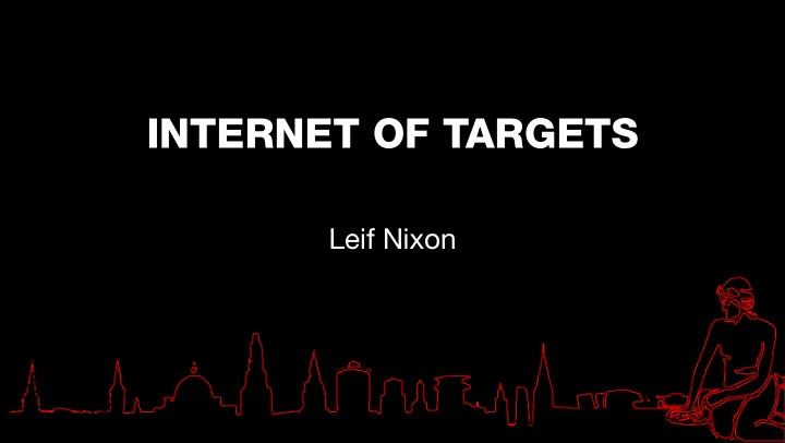 internet of targets