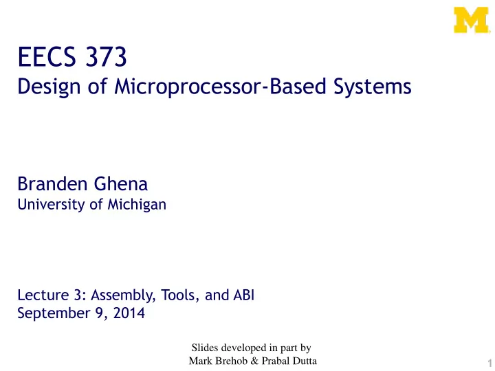 eecs 373