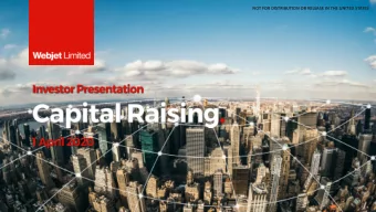 NOT FOR DISTRIBUTION OR RELEASE IN THE UNITED STATES  NOT FOR DISTRIBUTION OR RELEASE IN THE UNITED