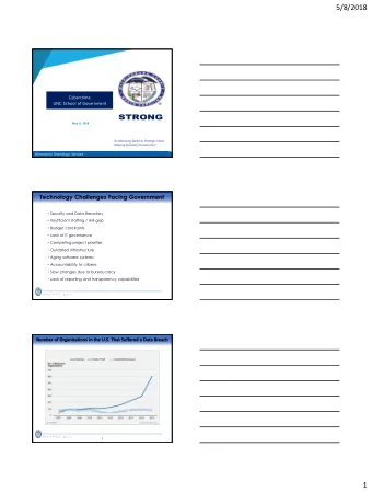 5/8/2018  Some 1.9 billion data records  were lost or stolen during the  first half, compared with