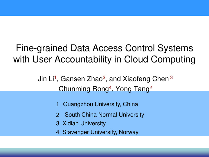 fine grained data access control systems with user