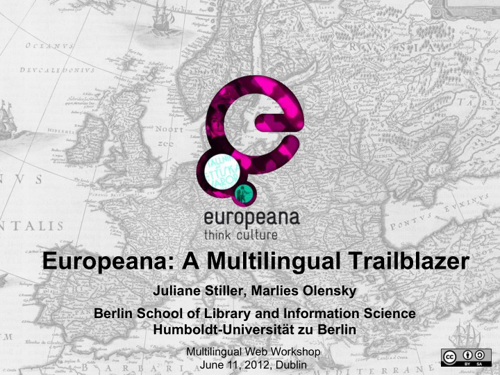 europeana a multilingual trailblazer