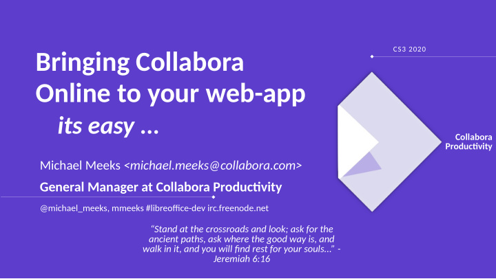 bringing collabora online to your web app