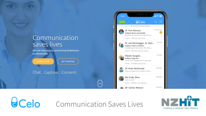 communication saves lives