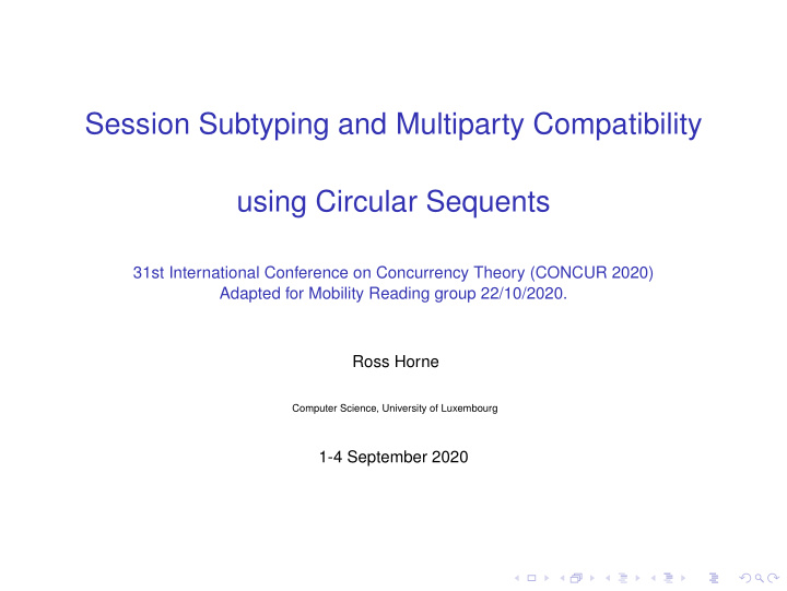 session subtyping and multiparty compatibility using