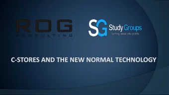 Impact of Covid-19 The New Normal?  Instore concerns of people and state laws  Look at Home