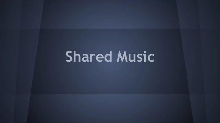 shared music vision