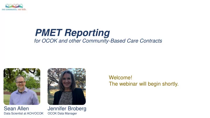 pmet reporting