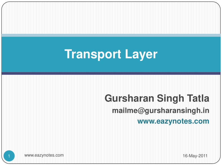 transport layer