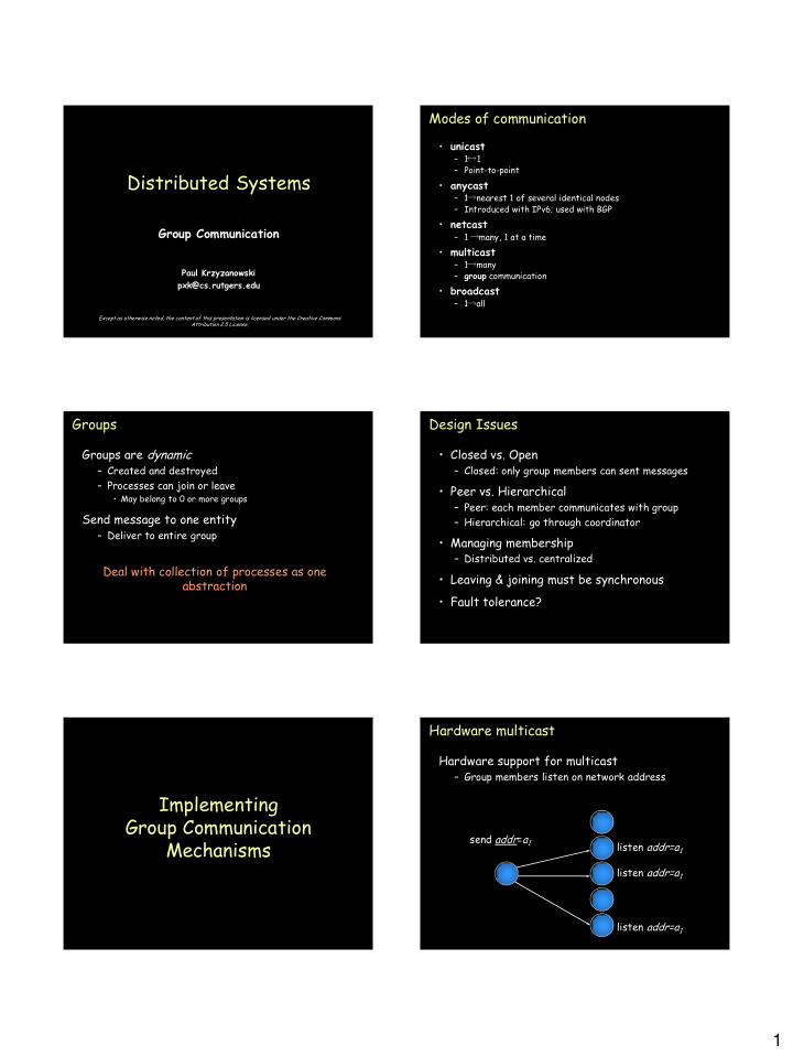 distributed systems