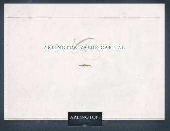 A R L I N G T O N  VA L U E  C A P I TA L  I N V E S T M E N T  P H I L O S O P H Y  We view stock