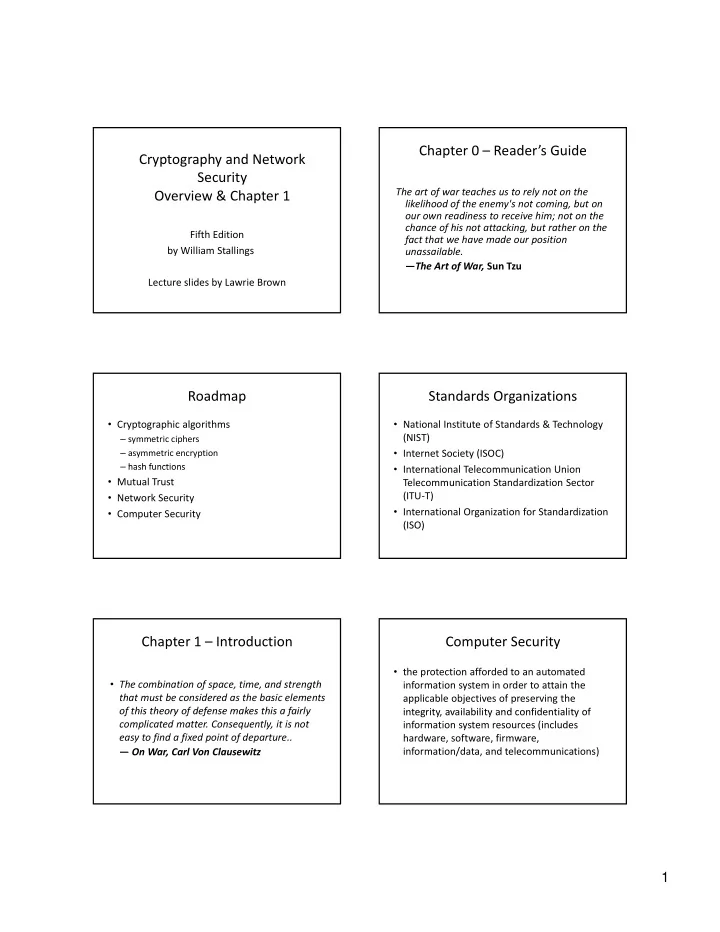chapter 0 reader s guide cryptography and network security