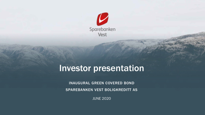 investor presentation