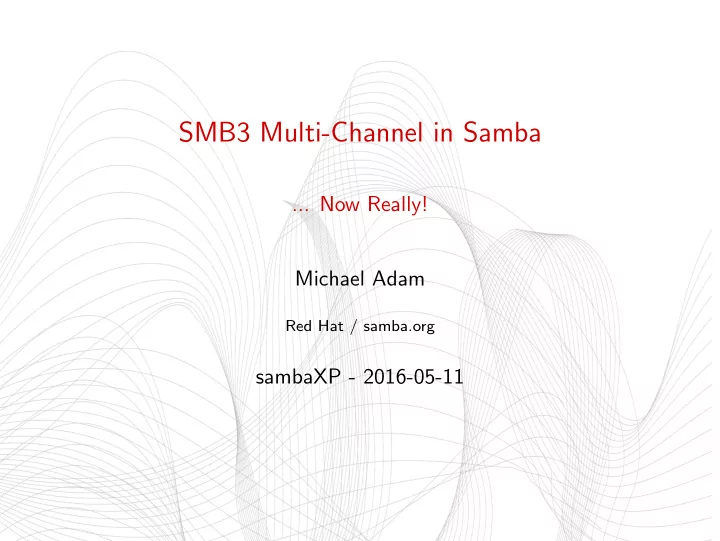 smb3 multi channel in samba