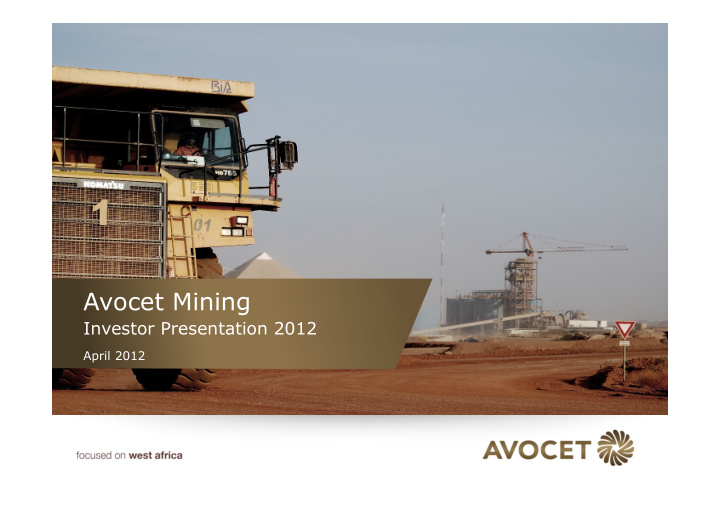 avocet mining