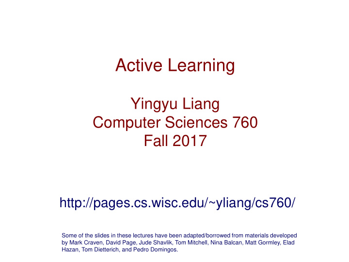 active learning