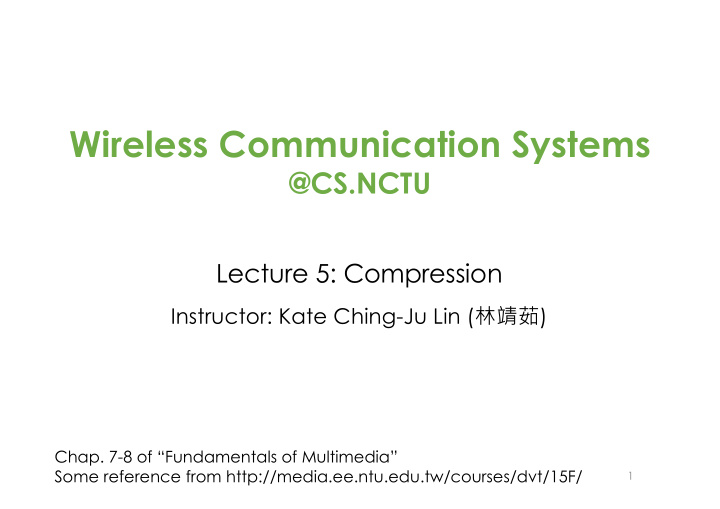 wireless communication systems