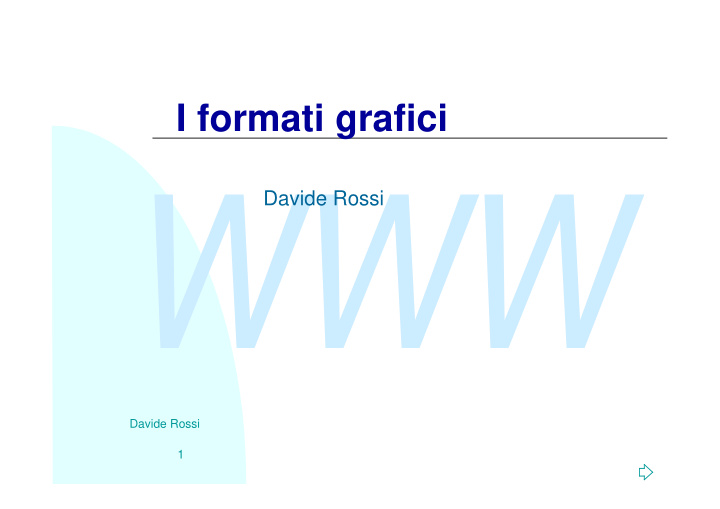 davide rossi 1 table of contents table of contents part i