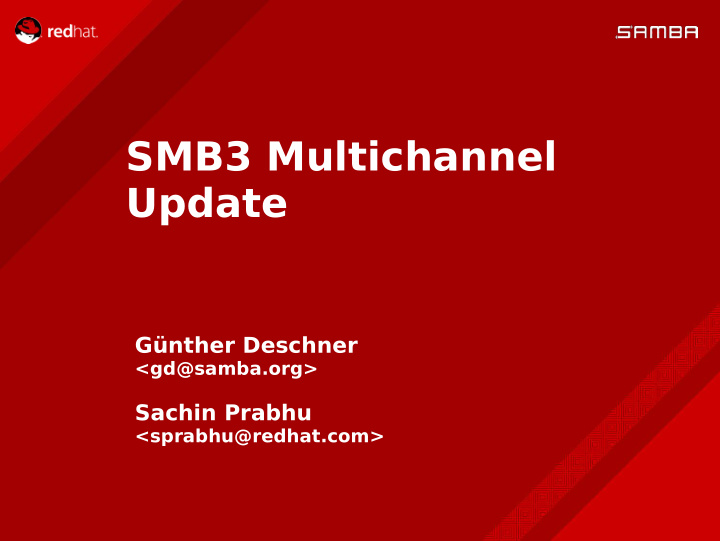 smb3 multichannel update