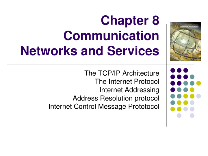 chapter 8 communication networks and services