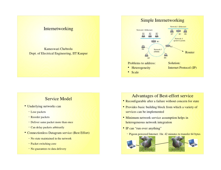 simple internetworking