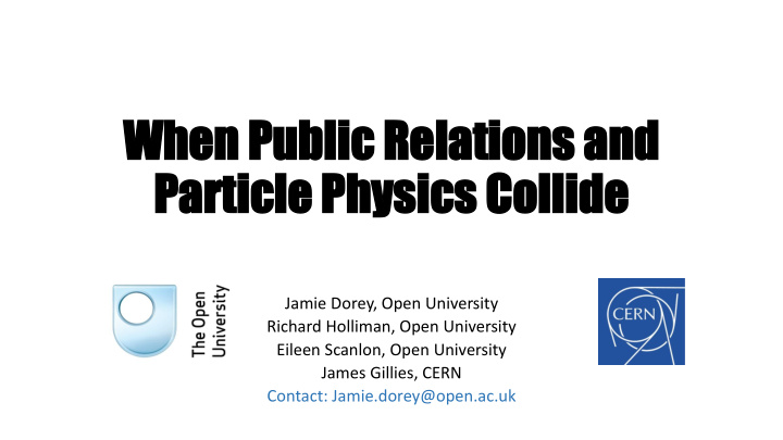 particle pa ticle ph physi ysics cs co coll llid ide