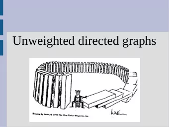 Unweighted directed graphs  Announcements  Midterm &amp; gradescope  - will get an email today to