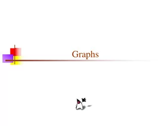 Graphs  Graph definitions  There are two kinds of graphs: directed graphs  (sometimes called