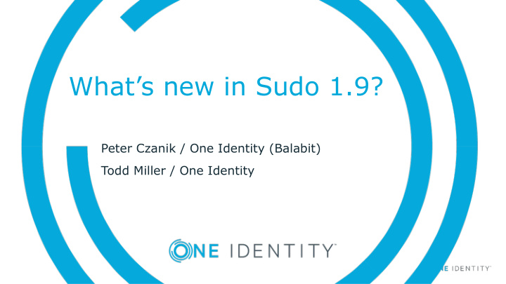 what s new in sudo 1 9