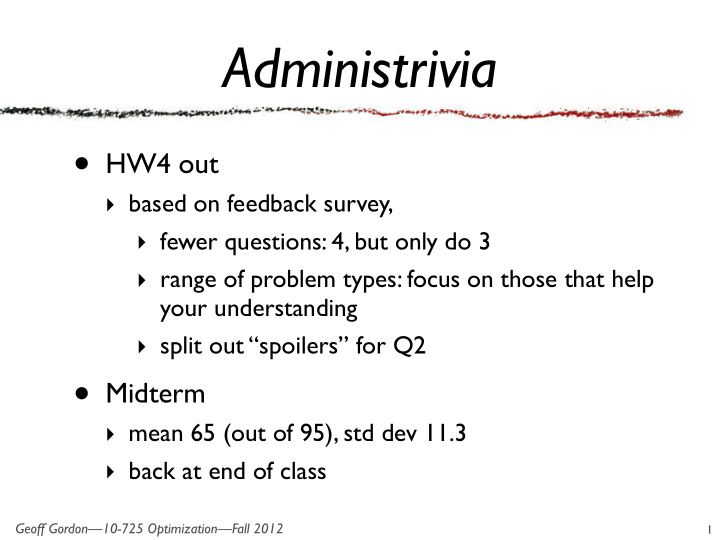 administrivia