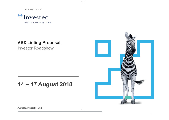 overview of the asx listing proposal