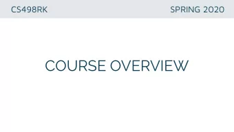 COURSE OVERVIEW  WEB SKILL SETS  Front-End  Back-End  Design  Front-End  Back-End  MY BLOG  HTTP