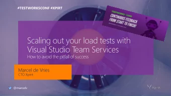 Marcel de Vries  CTO Xpirit  @marcelv  @marcelv  Lets sell music online!  @marcelv  Assemble a team