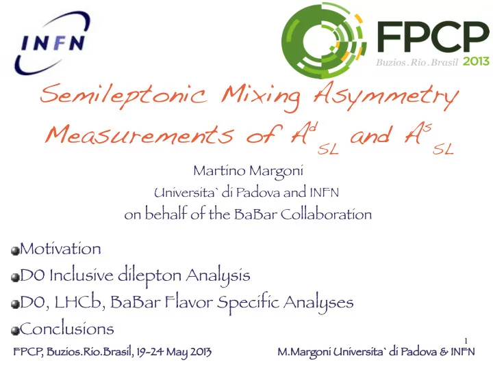 semileptonic mixing asymmetry