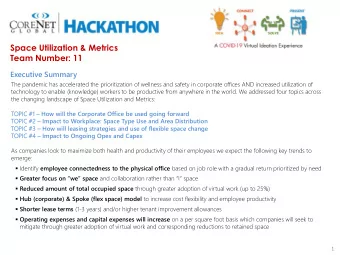 Team Number: 11  Executive Summary  The pandemic has accelerated the prioritization of wellness and