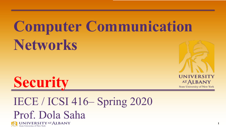 computer communication networks security