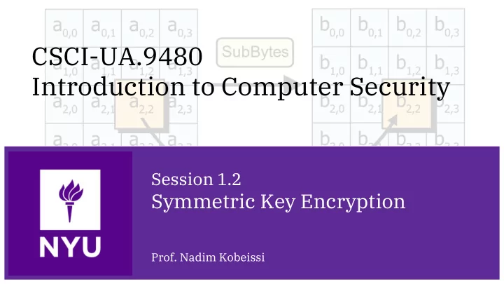 introduction to computer security