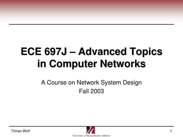 ece 697j advanced topics advanced topics ece 697j in