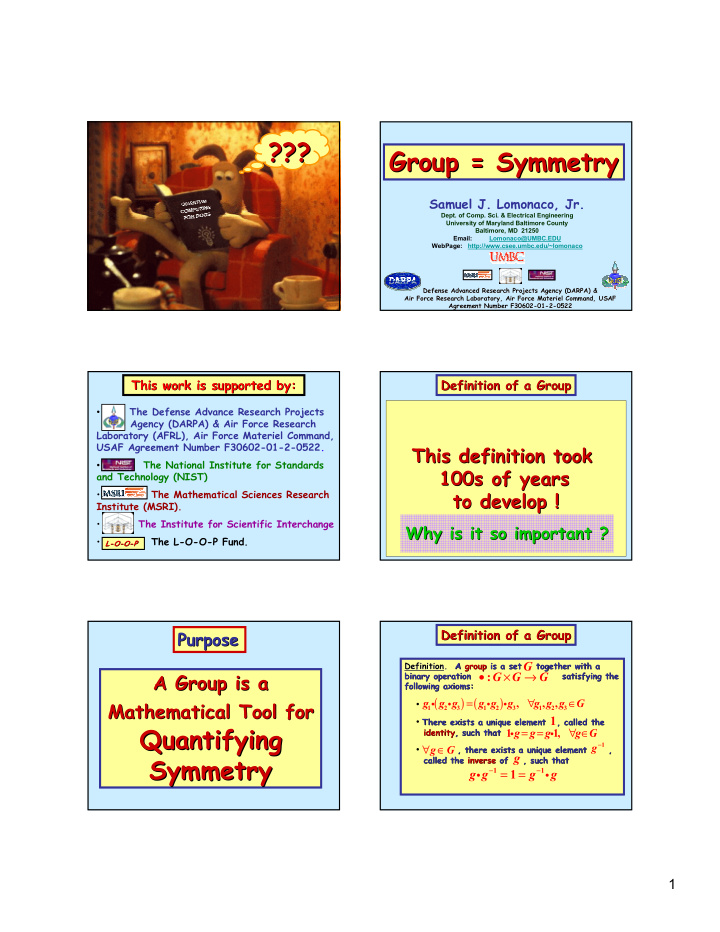 group symmetry group symmetry