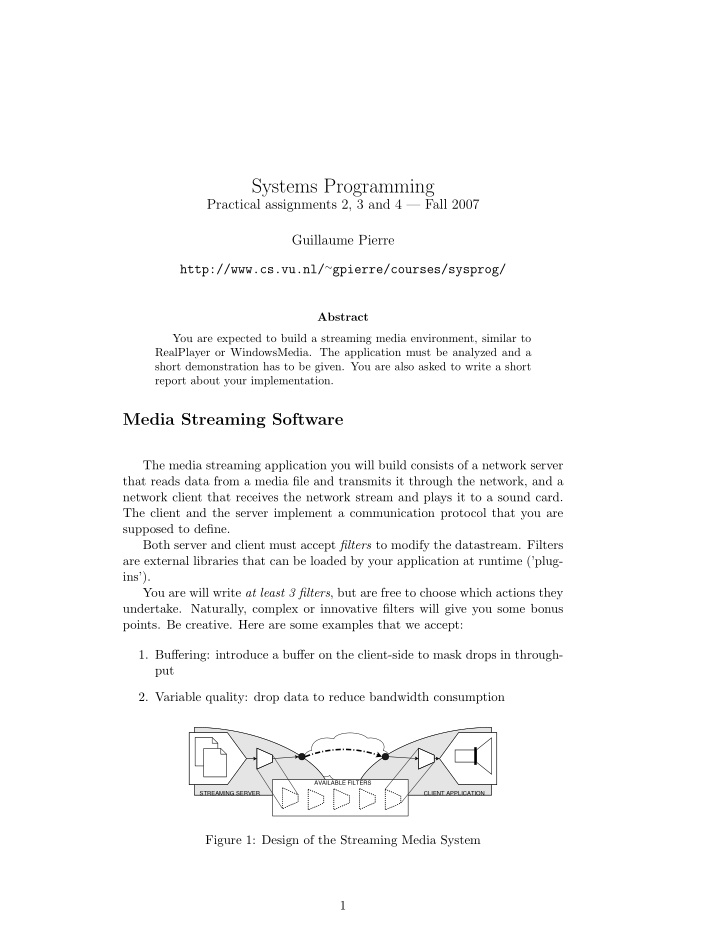 systems programming